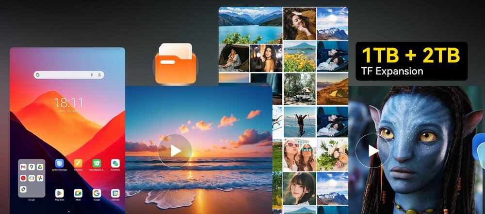 Tablet BLACKVIEW Active 12 Pro Projektor z dużą pamięcią RAM i UFS 3.1