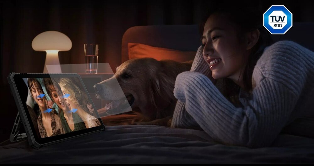 Tablet BLACKVIEW Active 12 Pro Projektor z ekranem FHD+ i ochroną Gorilla Glass 5