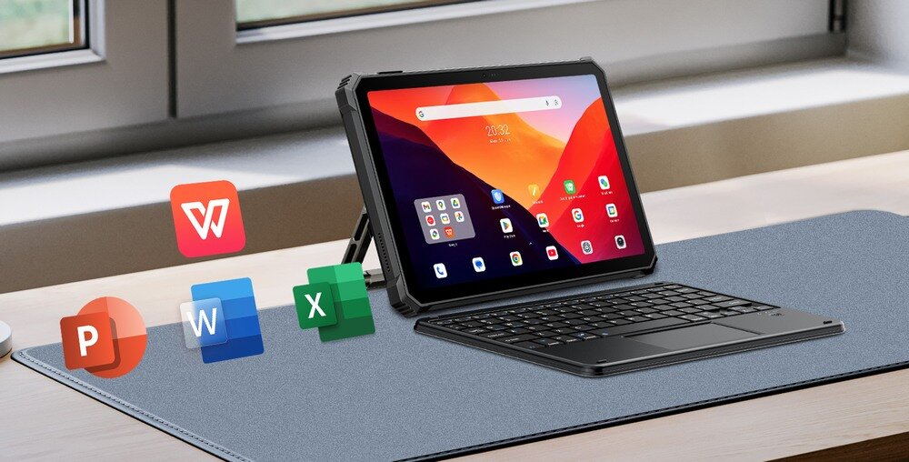 Tablet BLACKVIEW Active 12 Pro Projektor z systemem DokeOS_P 4.2 i trybem PC 2.0