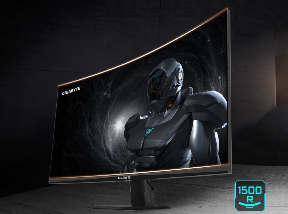 Monitor GIGABYTE GS27FC2 , przekątna, zakrzywienie, matryca