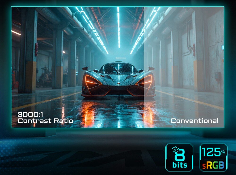 Monitor GIGABYTE GS27FC2 , kontrast, głębia kolorów