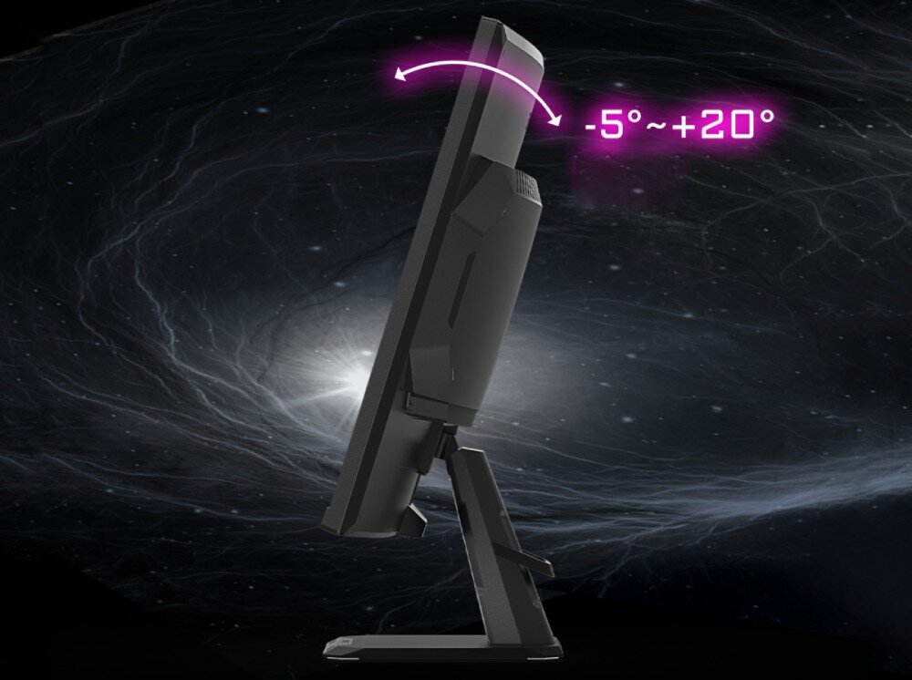 Monitor GIGABYTE GS27FC2 , podstawa, regulacja nachylenia, mocowanie VESA