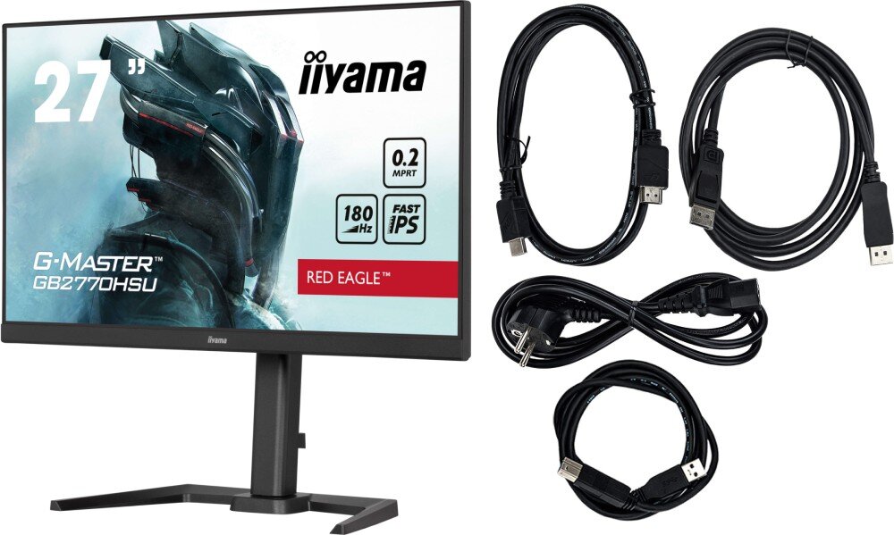 Monitor IIYAMA G-Master GB2770HSU-B6 27 1920x1080px IPS 180Hz 0.2 ms [MPRT] 