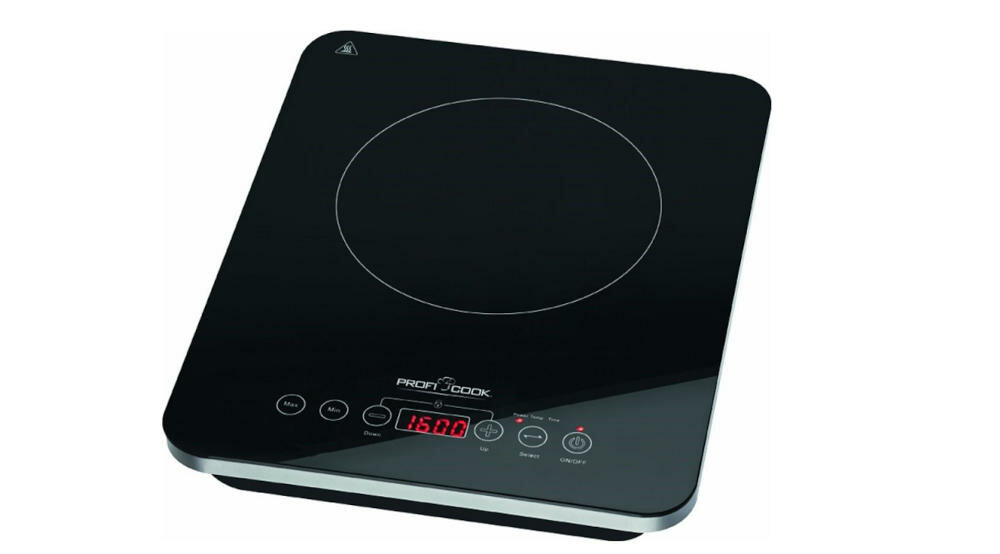PROFI-COOK-PC-EKI-1062 kuchenka nastawna płyta indukcyjna pola grzewcze temperatura regulacja mocy szkło ceramiczne łatwe czyszczenie timer