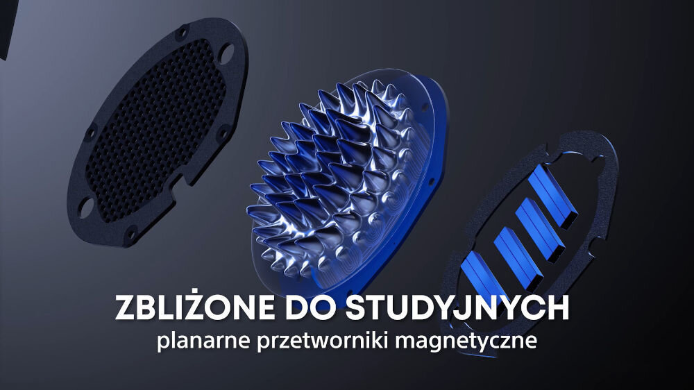 Słuchawki SONY Pulse Elite przetworniki magnetyczne, dźwięk 3d na konsoli ps5, trzy wymiary