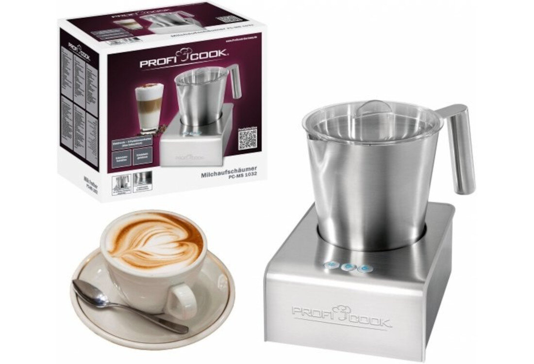 Spieniacz PROFI COOK PC- MS 1032 Kremowa pianka każdego dnia wygląd design prezentacja wizualizacja tło