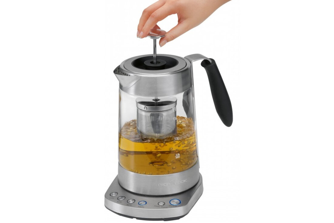 Czajnik PROFI COOK PC-WKS 1020 G z zaparzaczem regulowanie temperatury wody