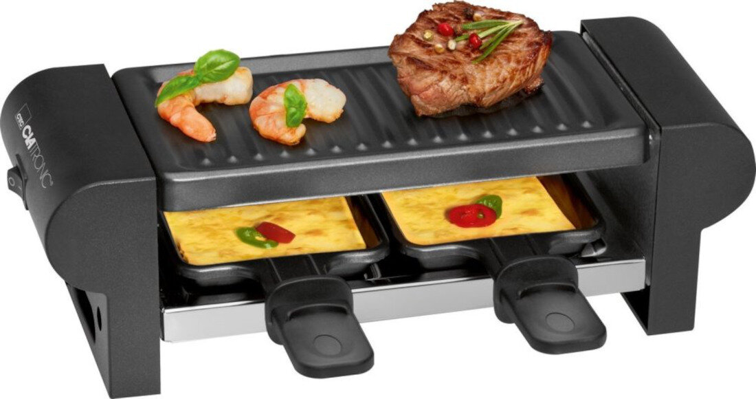 Grill elektryczny CLATRONIC RG 3592 prosta obsluga wlaczanie za pomoca jednego przycisku