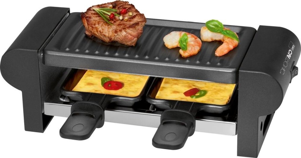 Grill elektryczny CLATRONIC RG 3592 dwupoziomowe plyty grzewcze uzytkowanie komfort wygoda