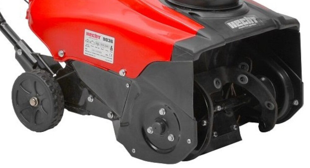 Odśnieżarka spalinowa HECHT 9036 wysokiej jakości noże szerokość robocza 360 mm wysokość do 250 mm małe wymiary