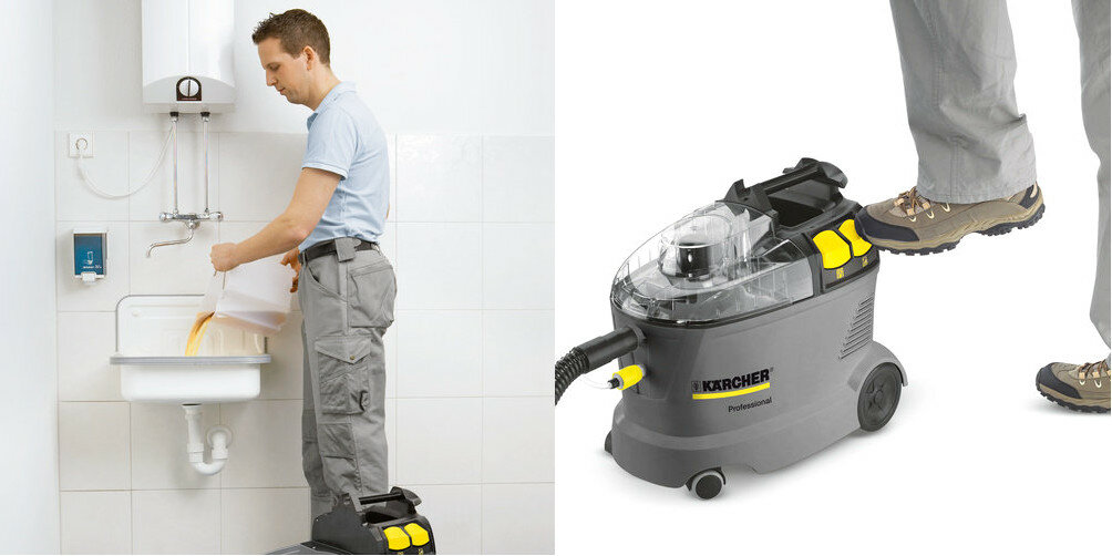 Odkurzacz KARCHER Puzzi 8/1 C 1.100-225.0 pojemnik woda