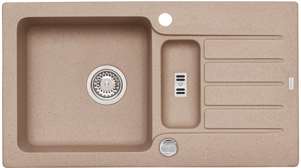 Zlewozmywak ALVEUS Niagara 70 1127055 Beż Kompaktowe wymiary średnica głębokość wysokość podbudowy funkcjonalny estetyczny przestrzeń użytkowanie prezentacja wygląd