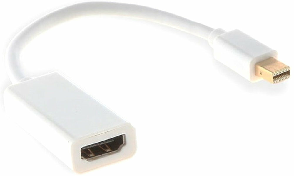 Adapter Mini DisplayPort - HDMI SAVIO lewy