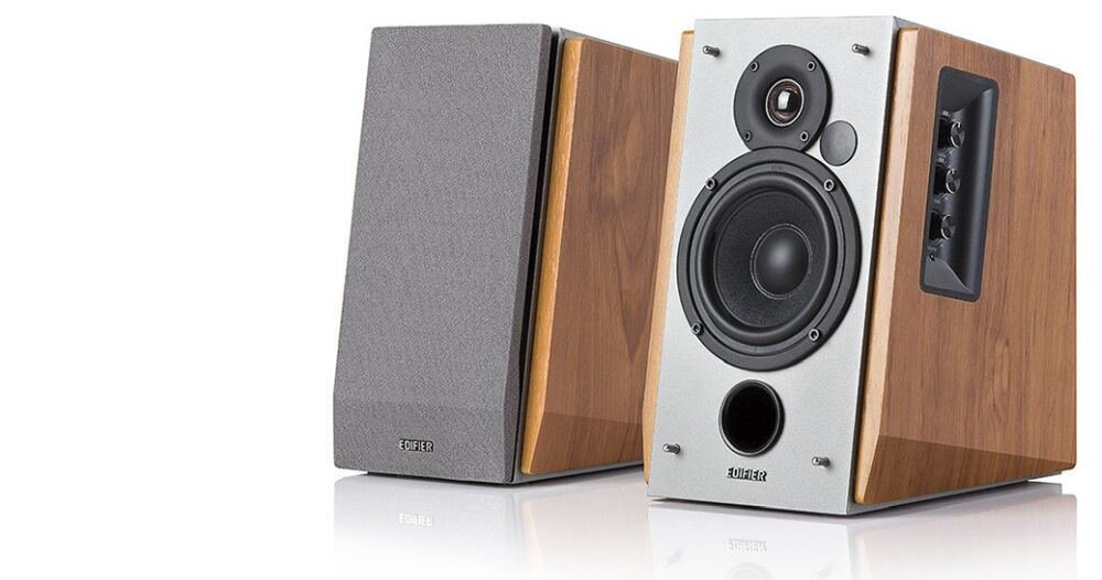 Динамик EDIFIER R1600 TIII 2.0 Музыка под дерево, качественный звук из дерева