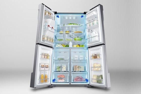 Samsung Więcej przestrzeni na produkty. Pojemne wnętrze Samsung Więcej przestrzeni na produkty. Pojemne wnętrze