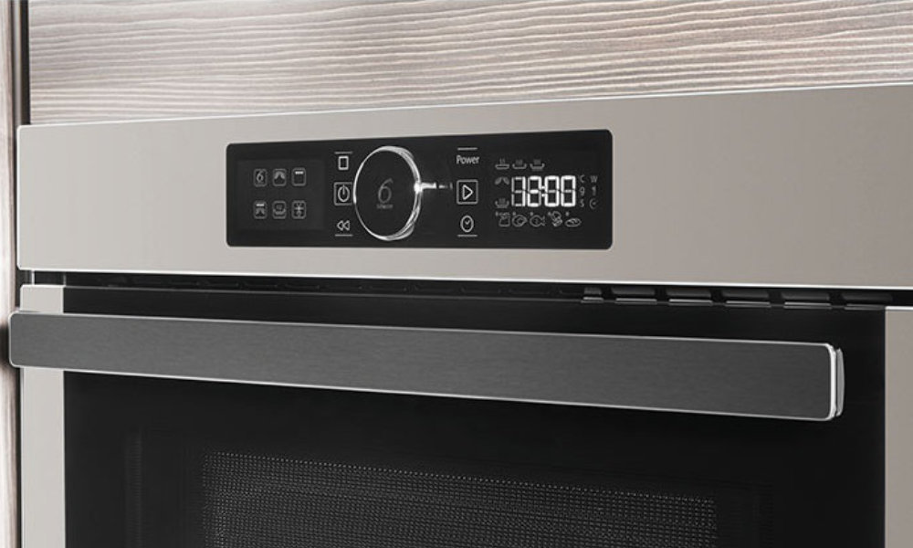 Мікрохвильова піч WHIRLPOOL AMW 731NB - Електронний дисплей з центральною ручкою