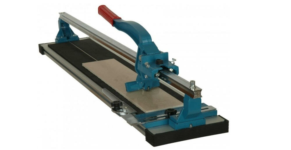 DEDRA-1152 maszynka płytki ceramiczne glazurnicze stabilna podstawa aluminium wytrzymała prowadnica