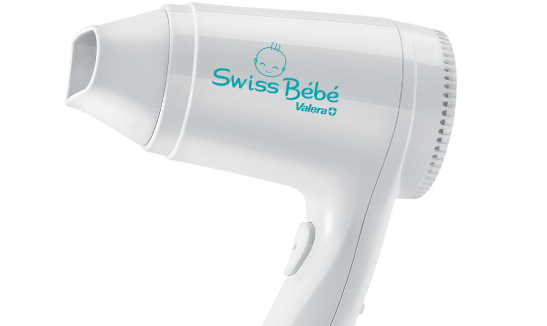 Suszarka VALERA 554.13 Swiss Bebe 500W dodatek pielęgnacja moc przepływ powietrza ergonomiczna konstrukcja przemyślana funkcjonalność