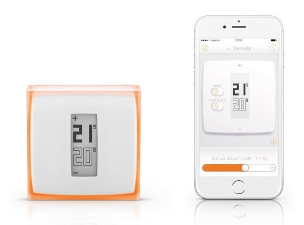 Termostat NETATMO NTH01-EN-EU Wi-Fi możesz zmienić temperaturę nie ruszając się z miejsca aplikacja mobilna