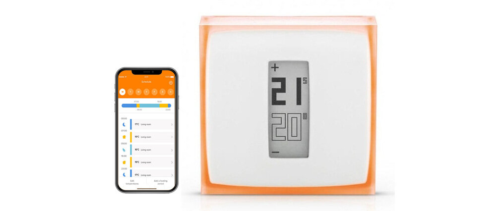 Termostat NETATMO NTH01-EN-EU Wi-Fi utworzy harmonogram