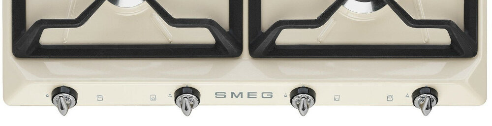 SMEG-SR964PGH płyta gazowa palniki sterowanie mechaniczne zapalarka ruszt