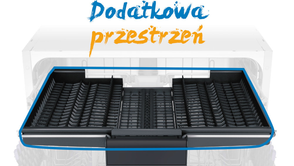 Beko DEN28320GB - Trzeci kosz