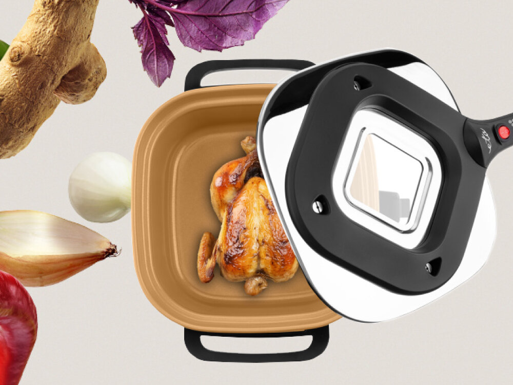 Prodiż ETA Pecenka Ceramic Natura 013390052 Beżowy inteligentne zabezpieczenia, termoizolowane uchwyty, osłona termiczna, komfortowa praca