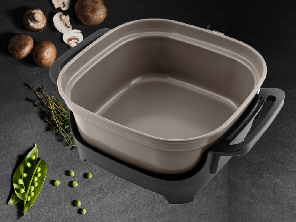 Prodiż ETA Pecenka Ceramic Natura 013390051 Szary domowe aromatyczne potrawy, pieczenie, gotowanie, grillowanie