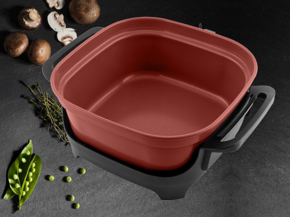 Prodiż ETA Pecenka Ceramic Natura 013390053 Czerwony domowe aromatyczne potrawy, pieczenie, gotowanie, grillowanie