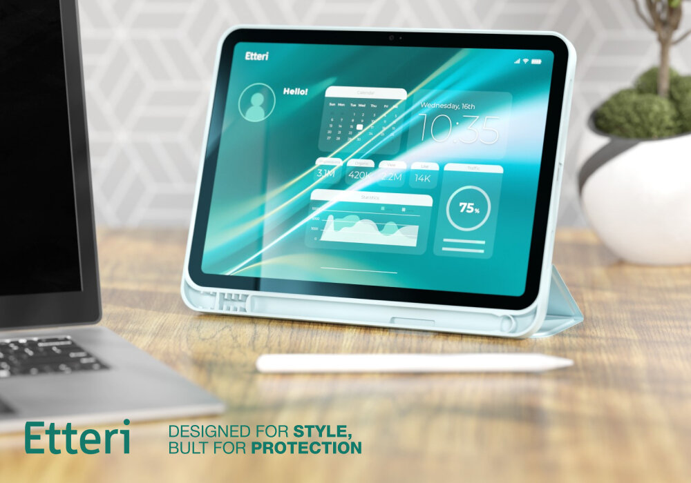 Etui ETTERI Tablet Case do Apple iPad Air 10.9- Jasnoniebieski kv początek opisu