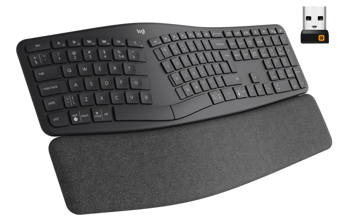 LOGITECH-K860-ERGO-odbiornik-klawiatura