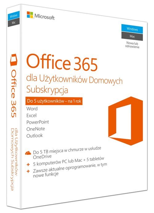 Office 365 dla Użytkowników Domowych