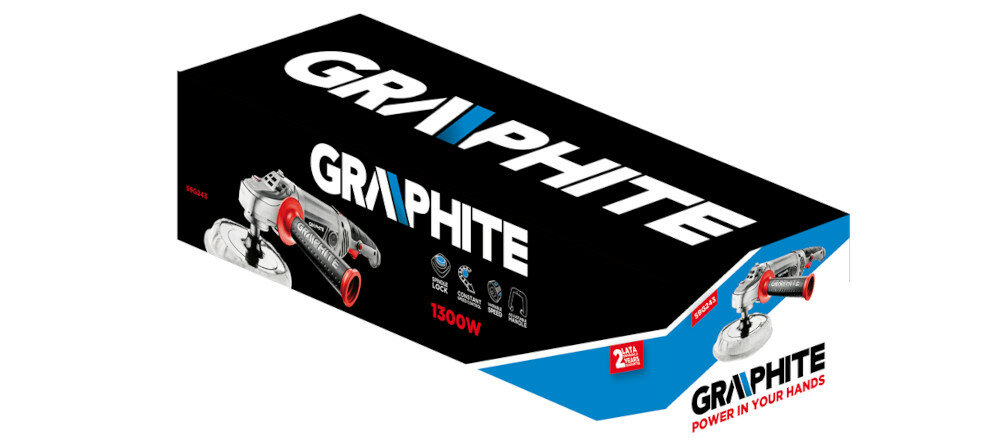 Polerka GRAPHITE 59G243 zestaw