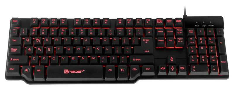 Klawiatura TRACER Gaming Mecano - podświetlenie LED