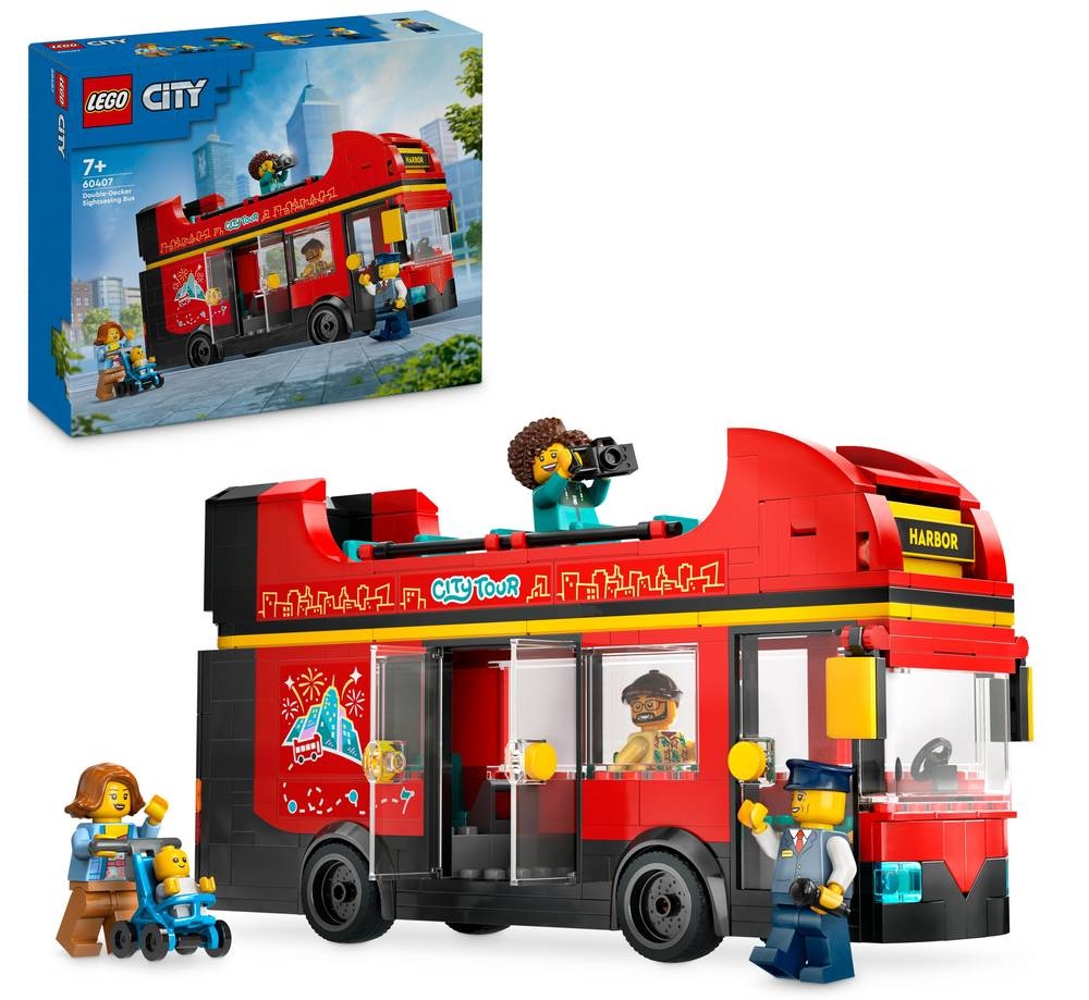 LEGO 60407 City Czerwony, piętrowy autokar Zestaw