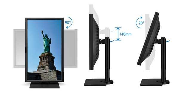 Monitor BENQ BL2711U - Regulacja Wysokości i Pochylenia
