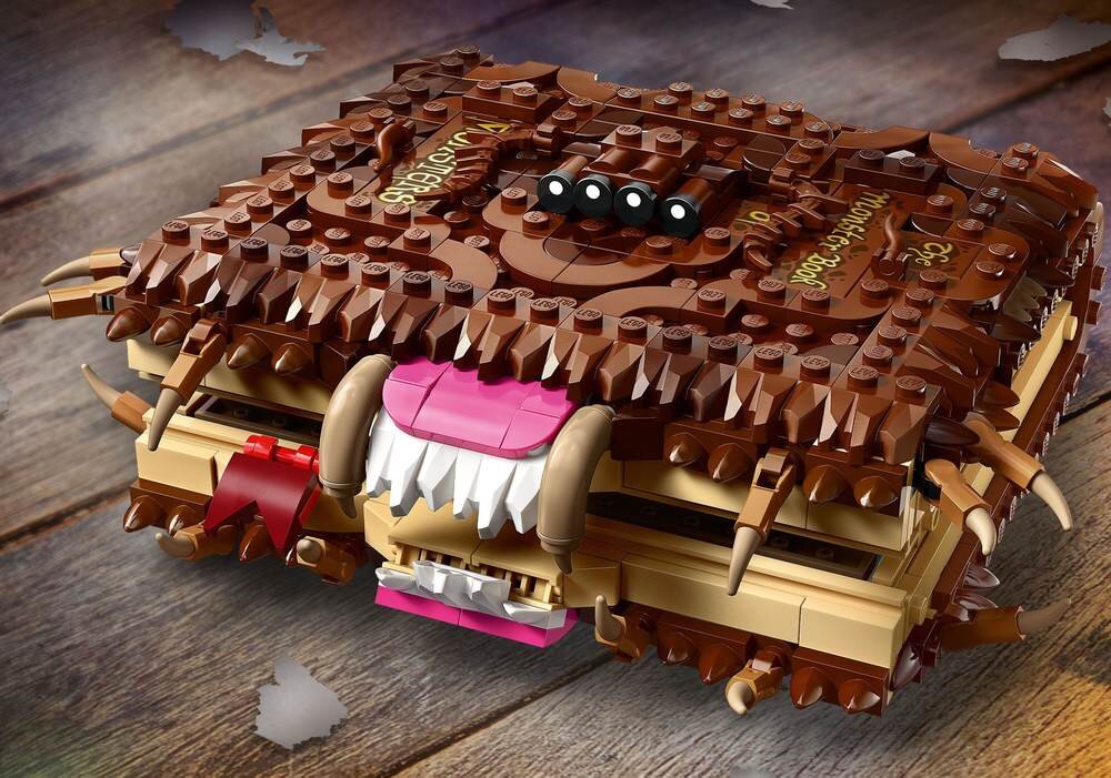 LEGO 76449 Harry Potter Potworna księga potworów z zębami elementy opis konstrukcji wiek
 