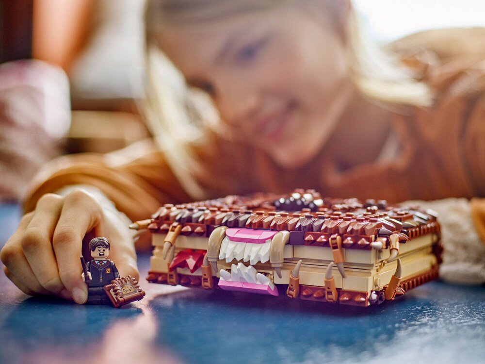 LEGO 76449 Harry Potter Potworna księga potworów z zębami minifigurka kolekcja  