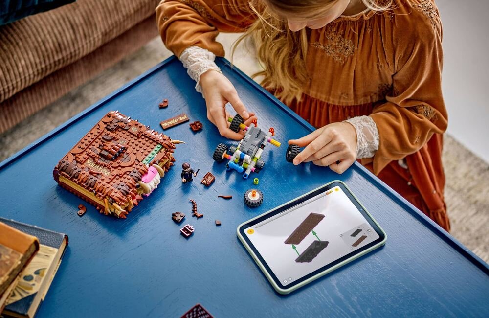 LEGO 76449 Harry Potter Potworna księga potworów z zębami zdolności manualne rozwój dziecka koordynacja umiejętności wyobraźnia 
 