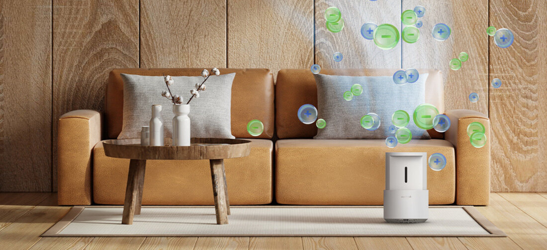 Nawilżacz ewaporacyjny VESTFROST VPH2I40WH Technologia UV-C LED higiena w każdym detalu światło długość Reakcja poniżej jednej sekundy wysoki poziom higieny bezpieczeństwa użytkowania