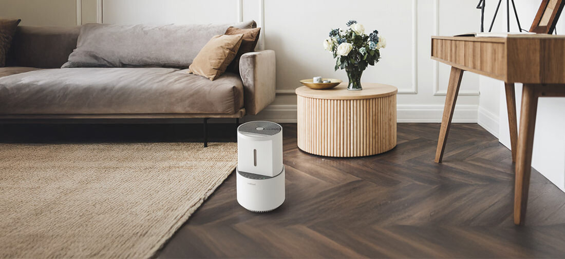 Nawilżacz ewaporacyjny VESTFROST VPH2I20WH klasy premium cieszyć się komfortem oddychania, dobrym samopoczuciem i przyjemną atmosferą Zadbaj o swoje powietrze