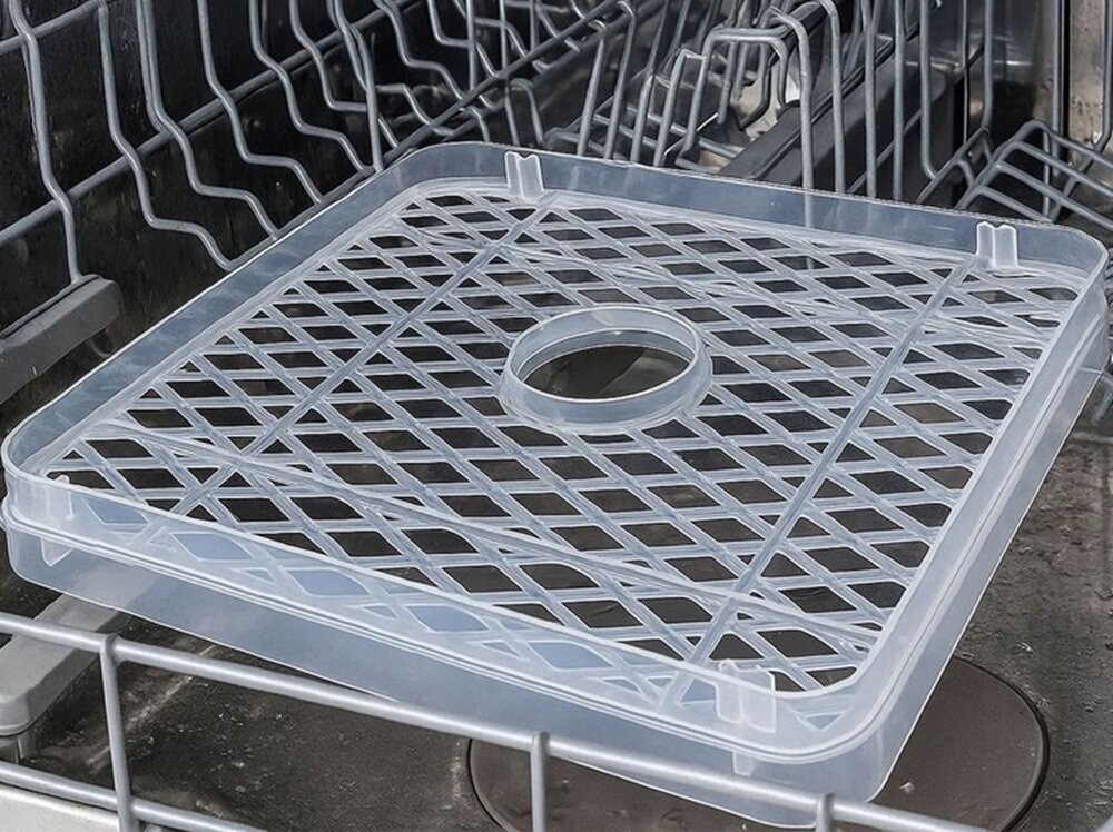 Suszarka do grzybów EXTRALINK Home Czarny wyjmowane sita, nieprzywierająca powłoka, można myć ręcznie i w zmywarce, bezpieczeństwo