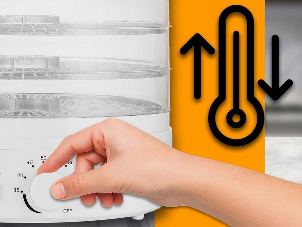 Suszarka do grzybów EXTRALINK Home + 6 Sit Biały szeroki zakres temperatur, dopasowane warunki, zachowanie wartości odżywczych