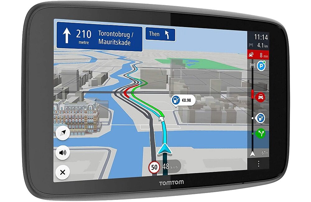 Nawigacja TOMTOM GO Discover 7  ekran gps mapy waga wymiary pamięć bateria uchwyt