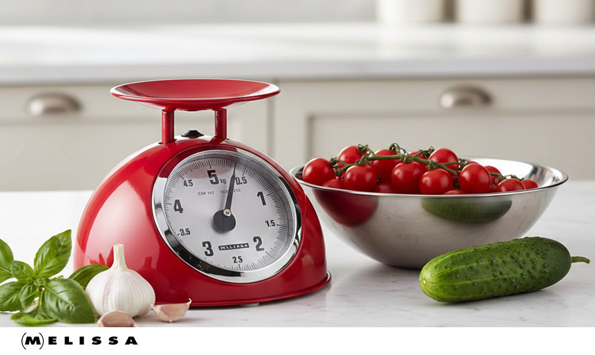 Waga kuchenna MELISSA 16310239 Trwałość i prostota obsługi Metalowa konstrukcja przez wiele lat