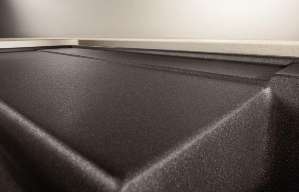 BLANCO zlewozmywak wbudowany montaż blat kuchenny otwór silgranit granit łatwe czyszczenie kamień