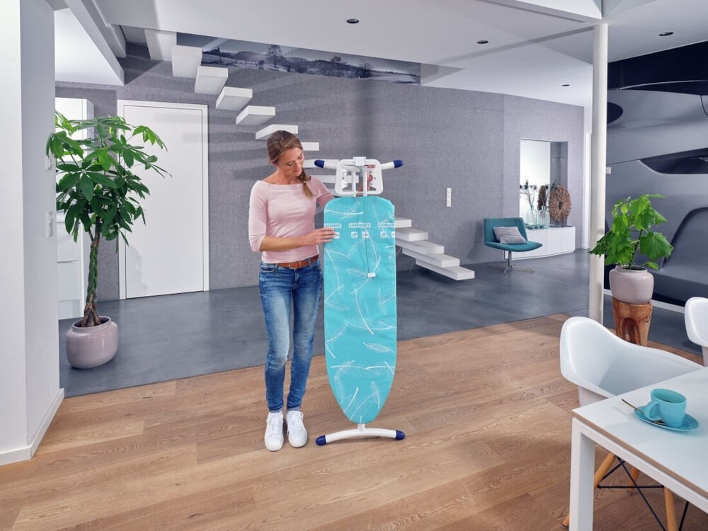 Deska do prasowania LEIFHEIT AirBoard Compact M Plus NF 120 x 38 cm Łatwe prasowanie każdego dnia wygląd design tło prezentacja wizualizacja