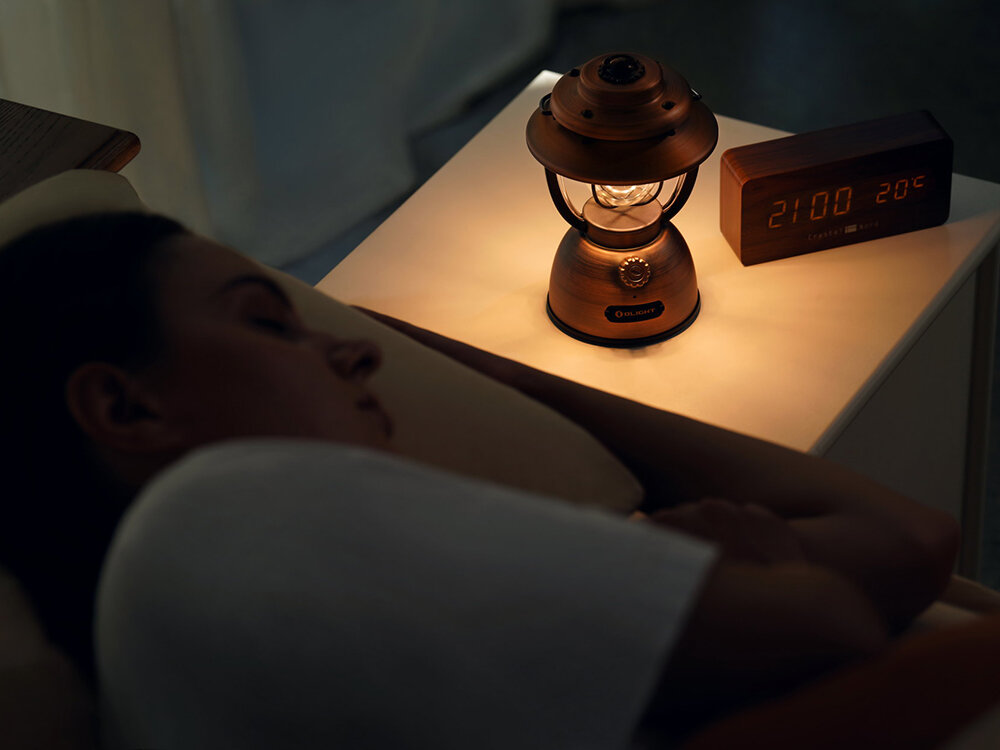 Latarka OLIGHT OL692937 Latarnia biwakowa, retro, latarnia, LED, dekoracyjna, Latarnia nocna na szafce obok budzika