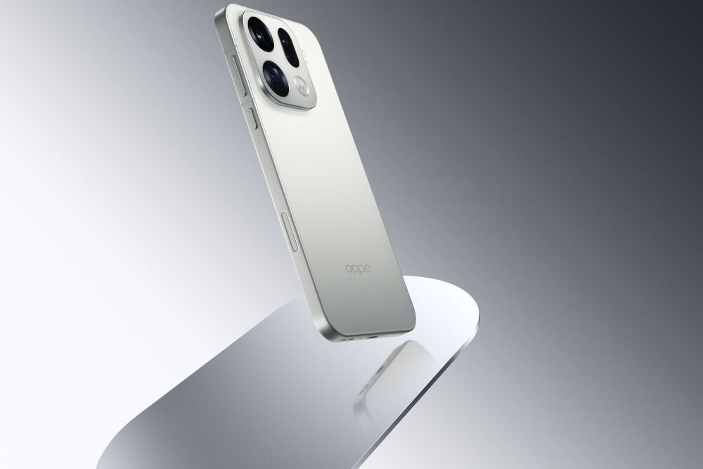 Smartfon OPPO Find X9 5G 12/512 6.59 120Hz  z aparatem Hasselblad 120x zoom teleskopowy ultraszerokokątny obiektyw 50 MP Smartfon OPPO Find X9 w jasnej wersji kolorystycznej widoczny z tyłu, prezentujący wyspę aparatów Hasselblad