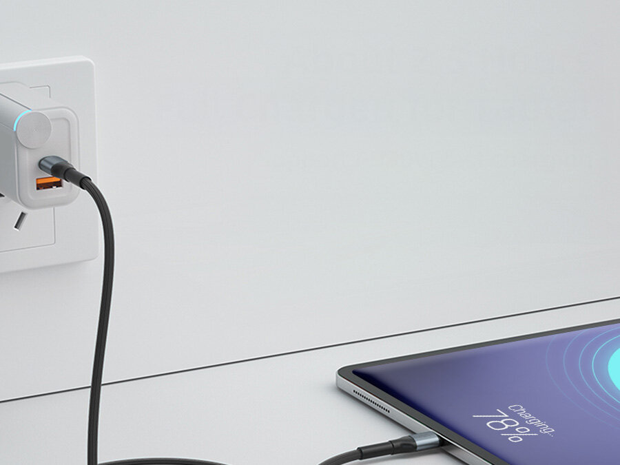 Kabel USB-C - USB-C 3MK Hyper Cable N-Series 60W 2 m Czarny uniwersalny kabel, optymalne parametry zasilania, technologia Power Delivery